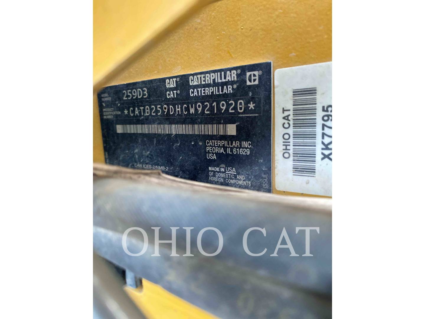 Cat 259D3, Skid Steer Loader, 1337 hours, S/N: CW921920, 2023 - Image 6
