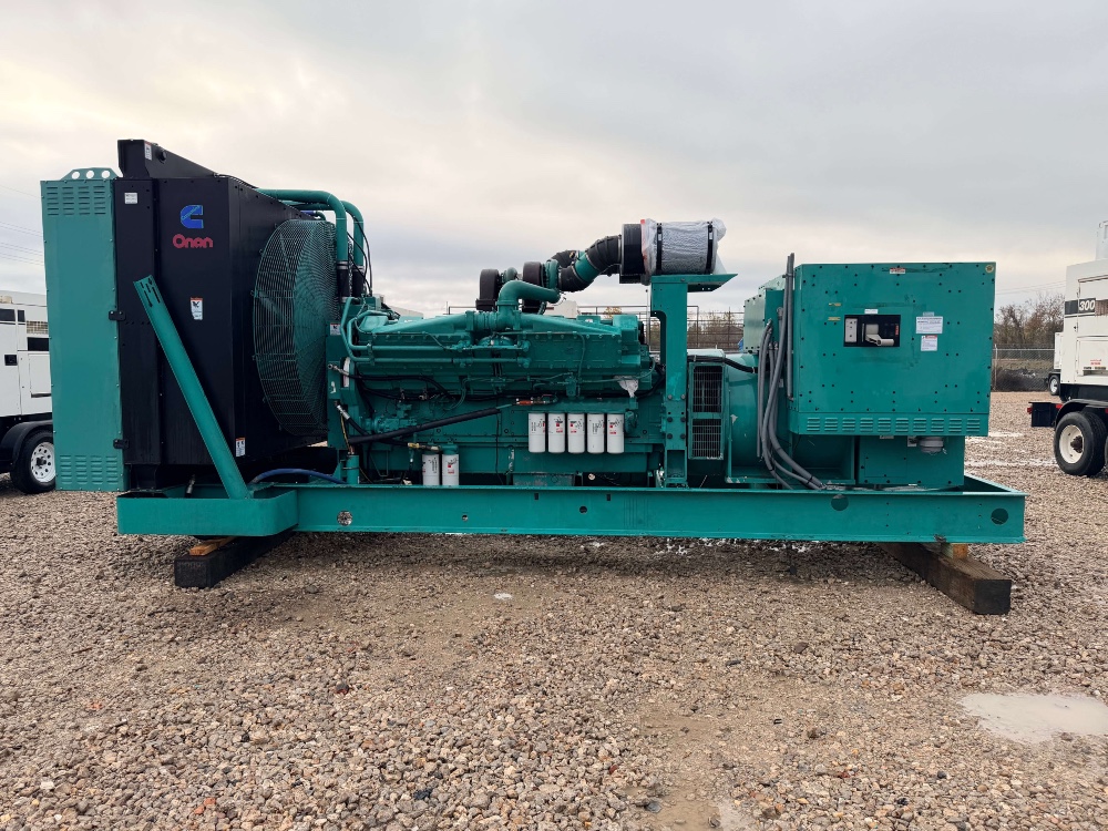 1250 KW Cummins #DFLC, Standby, Tier 1, Open Skid, 277/480 Volts, 1140 Hrs, 2001, $94k - Image 1