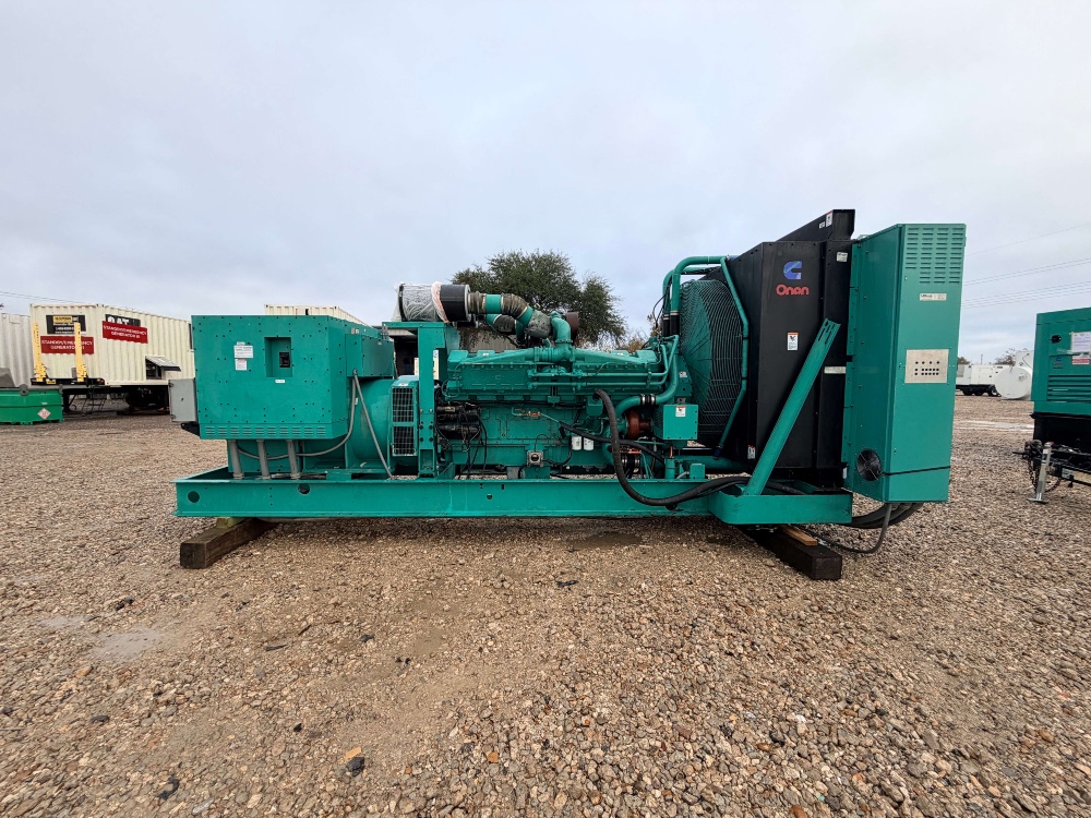 1250 KW Cummins #DFLC, Standby, Tier 1, Open Skid, 277/480 Volts, 1140 Hrs, 2001, $94k - Image 2