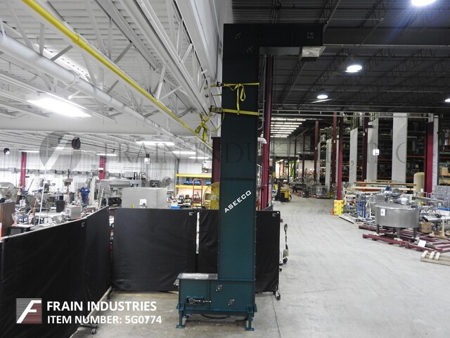 Aseeco / PPM #ALS6CP, Z style bucket elevator, 6" x 4.5" x 3" product buckets, 182" discharge height - Image 4