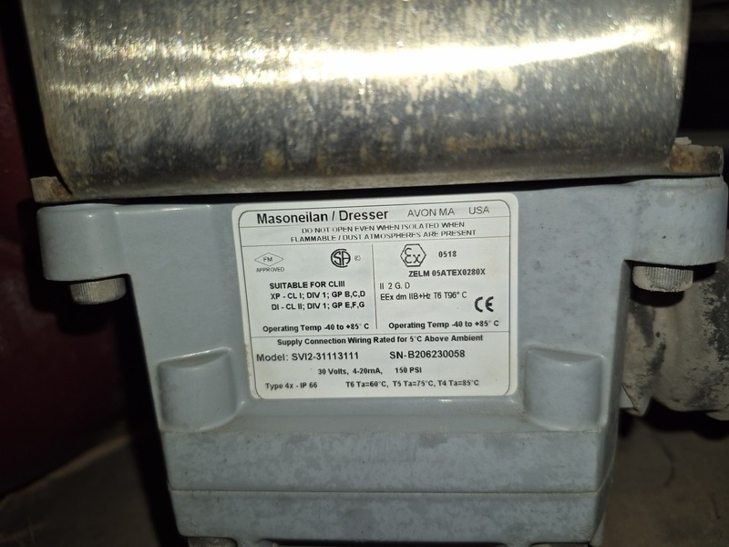 4" Masoneilan #88-21124, class 600 globe control valve & actuator - Image 6