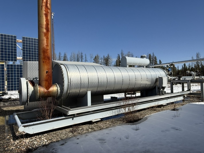 1 MMBTU/hr Nusco, sour line heater, 3.5" x 31.5' coil capacity, 2005 - Image 1