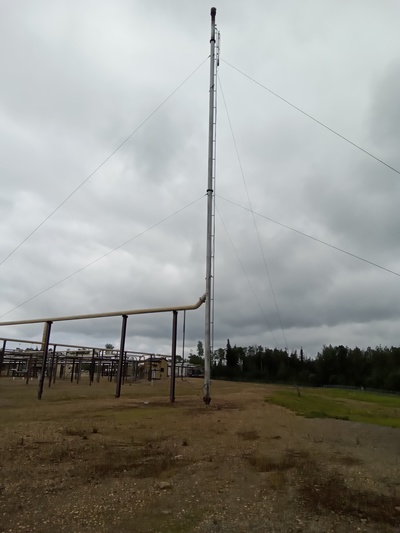12" x 60' Brook Welding Services, guyed flare stack - Image 2