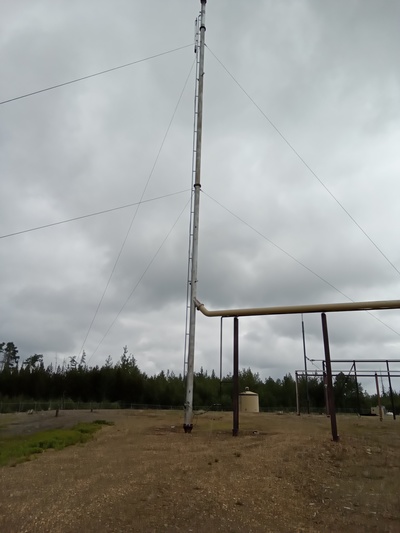 12" x 60' Brook Welding Services, guyed flare stack - Image 3