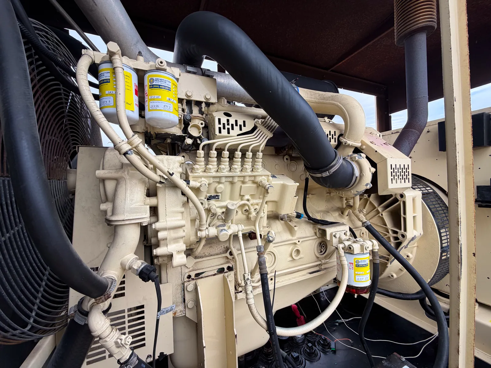 200 KW Kohler, Rehlko #200REOZV, Diesel Generator, 308 amps, 277/480 Volts, 3PH, 282 hours, 2005 - Image 4