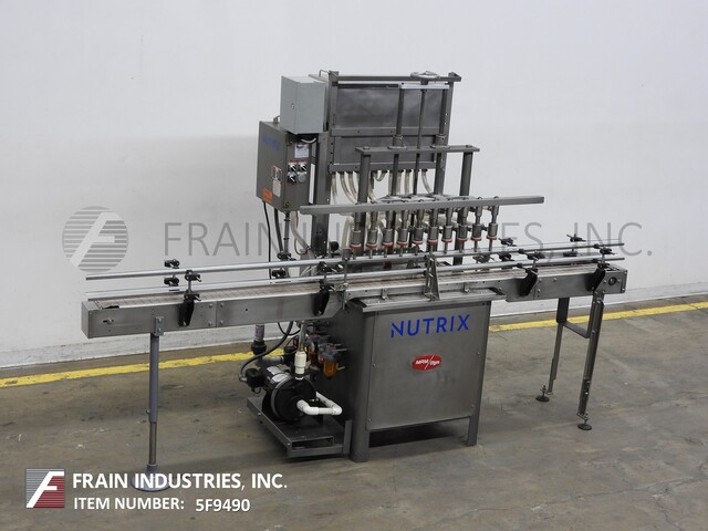MRM Elgin #IFL-Series, 12-head, inline, intermittent motion, Stainless Steel, pressure overflow filler, 12-72 - Image 1