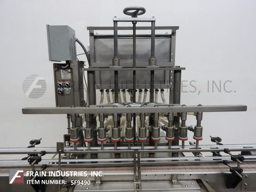 MRM Elgin #IFL-Series, 12-head, inline, intermittent motion, Stainless Steel, pressure overflow filler, 12-72 - Image 2
