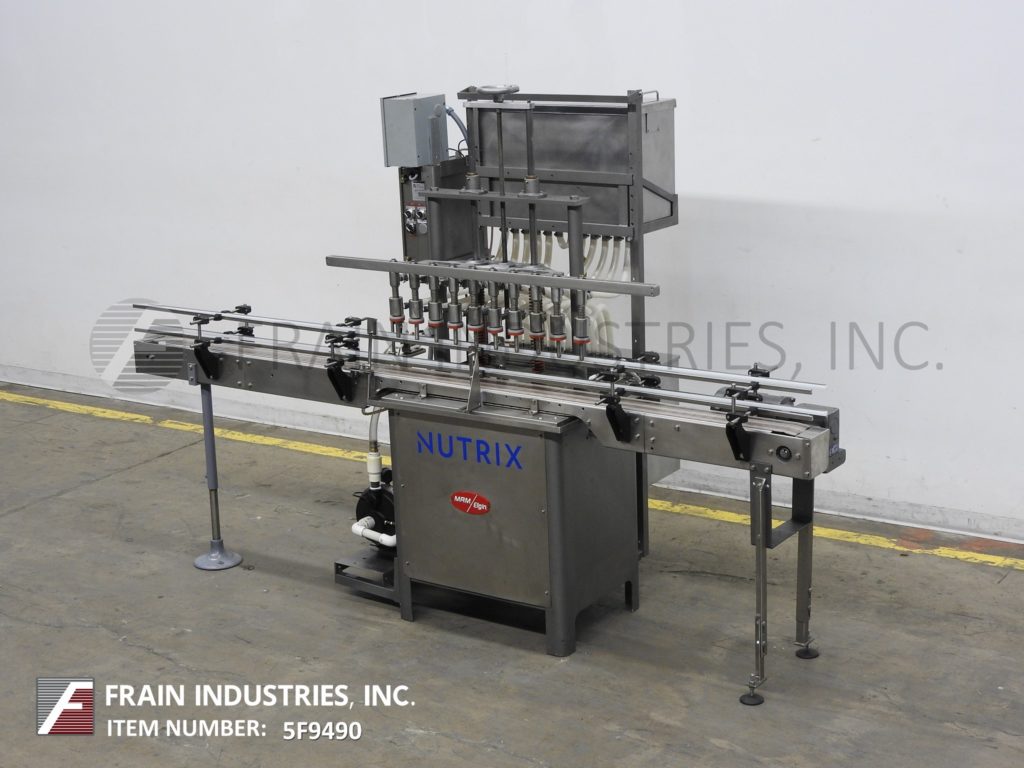 MRM Elgin #IFL-Series, 12-head, inline, intermittent motion, Stainless Steel, pressure overflow filler, 12-72 - Image 5