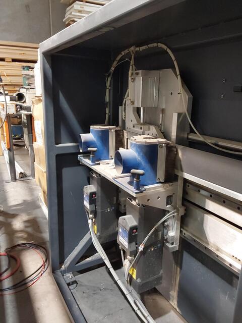 Pillar #CMJ-HSK, Coping Machine, 8" width x 5" diameter, dual spindle, 10 HP - Image 3