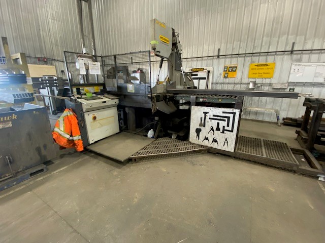 30" x 25" Hyd-Mech #V-25APC, Auto Vert Band Saw, chip bucket w/ pump, 480 V., 3ph, 2009, - Image 2