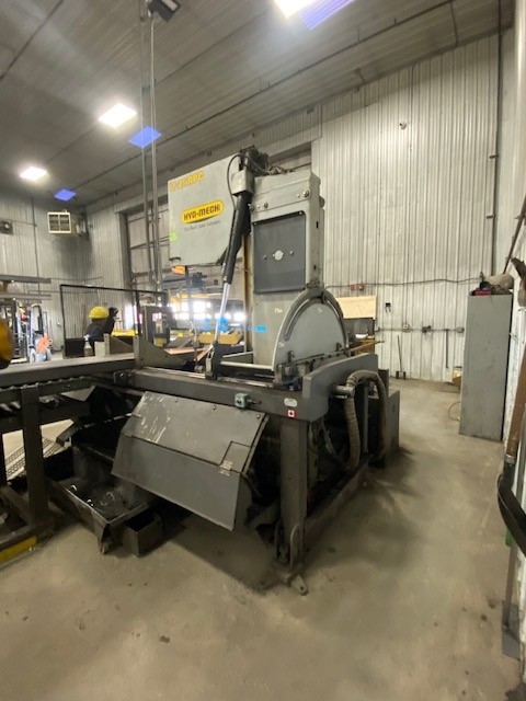 30" x 25" Hyd-Mech #V-25APC, Auto Vert Band Saw, chip bucket w/ pump, 480 V., 3ph, 2009, - Image 3