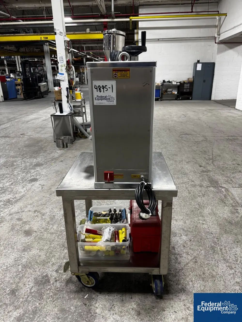 6 Ton, RIVA #MiniPress-MII, Single Station Tablet Press, 18mm diameter x 24mm fill, 2005 - Image 3