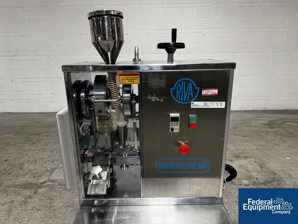 6 Ton, RIVA #MiniPress-MII, Single Station Tablet Press, 18mm diameter x 24mm fill, 2005 - Image 6