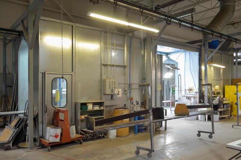 Supreme Air Systems, Conveyorized Paint Spray Line, (2) Open Face Free-Standing Dry Filter Paint Spray - Image 5