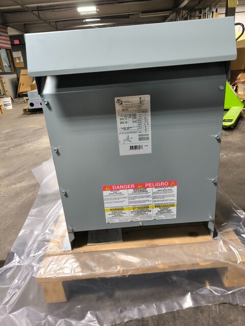 75 kVA, 600Y/346 Primary, 208Y/120 Secondary Hammond Y075QTCH3L0U, Autotransformer, H600Y-L208Y, 3PH, 3R - Image 6