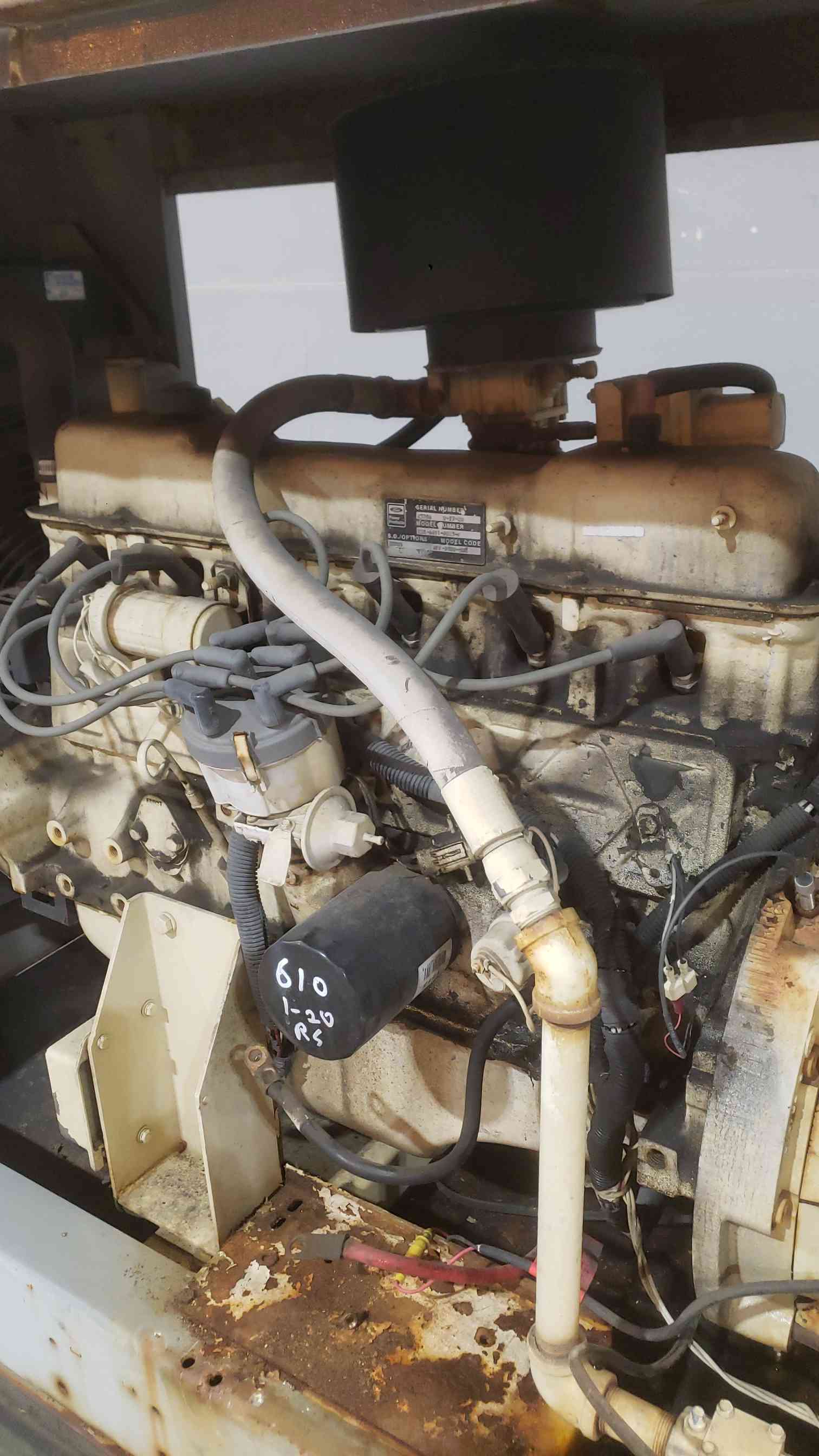 35 KW Kohler Ford #35RZ82, Nat Gas LP Generator, 1 & 3PH, 614 Hrs - Image 7