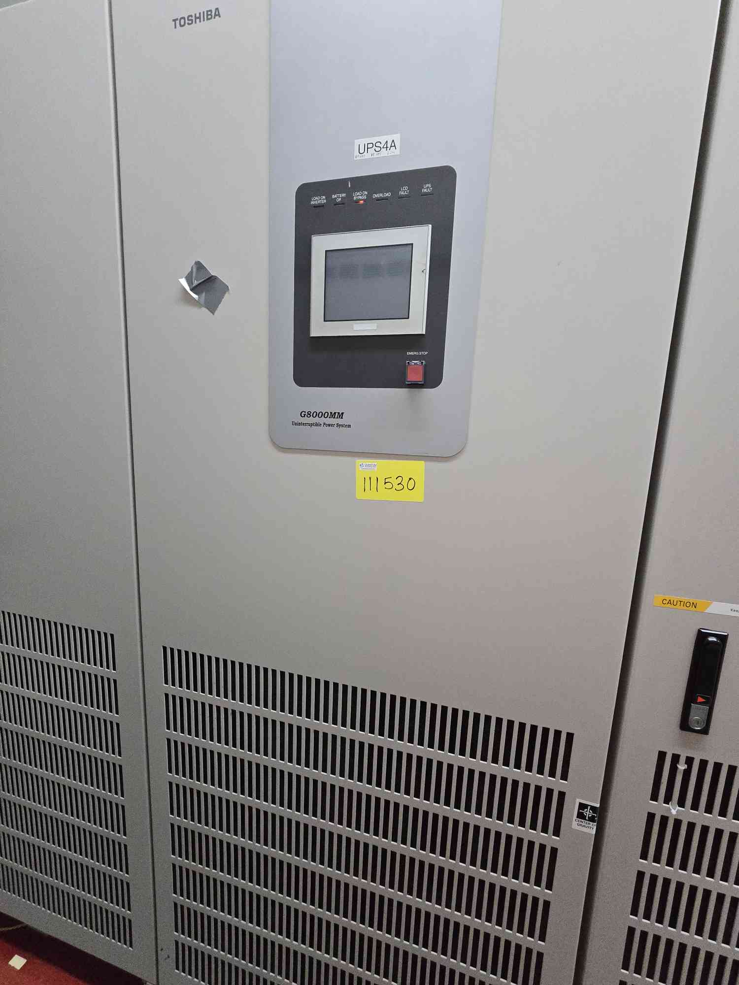 500.0 KVA Toshiba #TMEIC-G8000MM, uninterruptible power supplies, 480x480 Volts, 2 Sections, T8MS3 - Image 3
