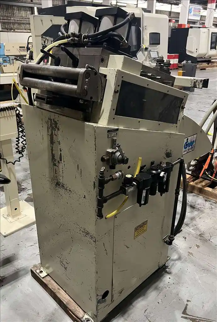 6000 lb. Coe Press Equipment, Servo coil feed line, 12" width x .187" thick, straightener, coil reel, PLC - Image 4