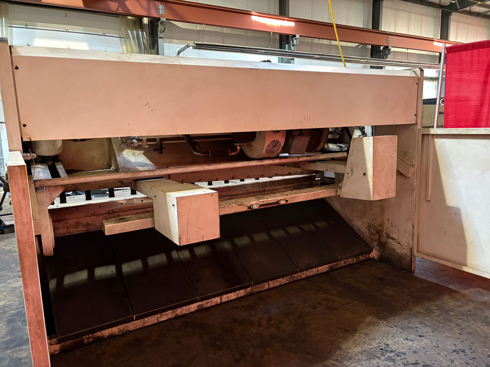 1/2" x 10' Baykal #MGH-3113, hydraulic swing beam shear, 14 SPM, Cybelec Cybtouch Control, 39" front squaring - Image 3