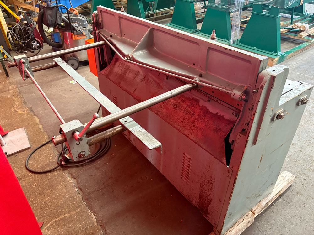 14 gauge x 4' Sampson #LB-414H, hydraulic power squaring shear, 24" Back Gauge, 40 SPM, 3 HP - Image 3
