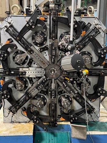 Nucoil #EX-625, CNC Wire Former, 0.024"-0.091" wire diameter, 2.36" max. leg length, 295 FPM, 12 KW, Laser - Image 3