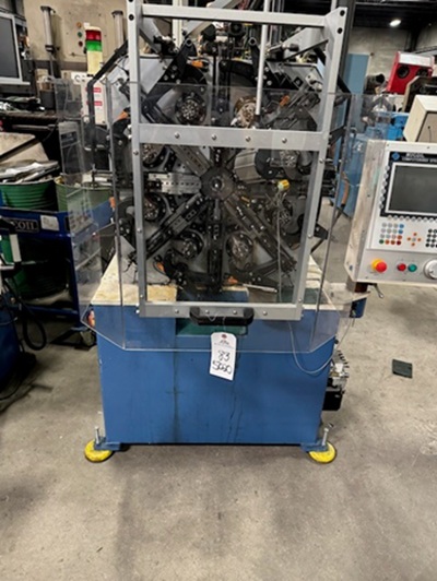 Nucoil #EX-625, CNC Wire Former, 0.024"-0.091" wire diameter, 2.36" max. leg length, 295 FPM, 12 KW, Laser - Image 6