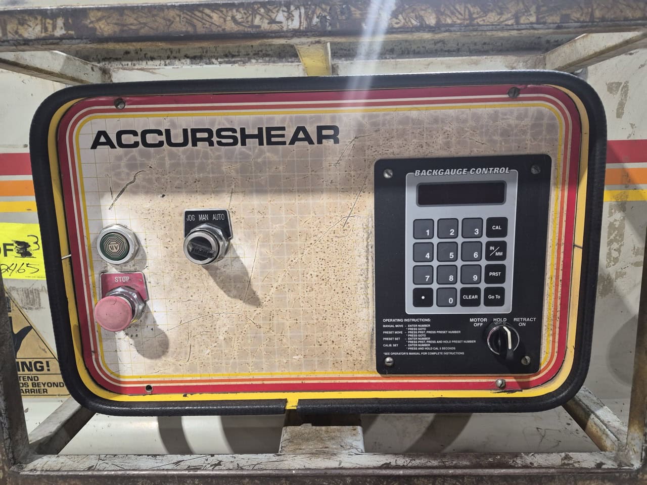 1/4" x 10' Accurshear #625010, Shear, 23 SPM, 20 HP, Back Gauge, 1996 - Image 4