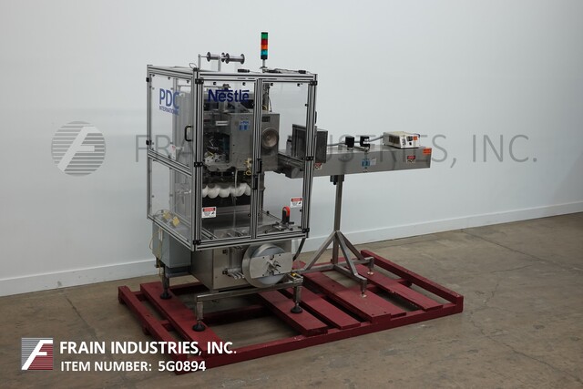 PDC #75-ERL, fully automatic sleever / neck bander rated from 1 - Image 1