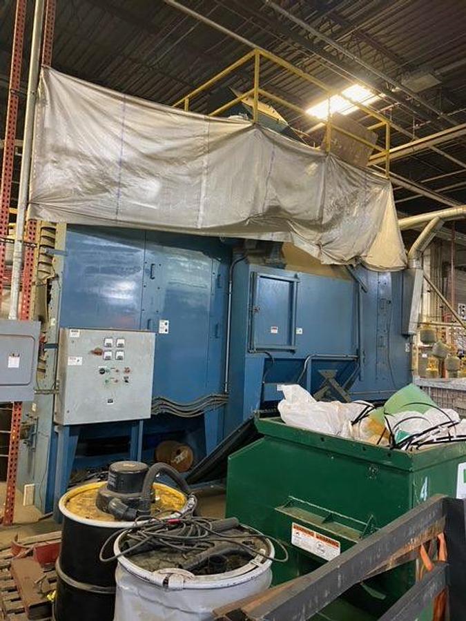 Viking #MR6016/VK4, monorail, (4) 15 HP blast wheels, reclaim system, dust collection system, 2013 - Image 1
