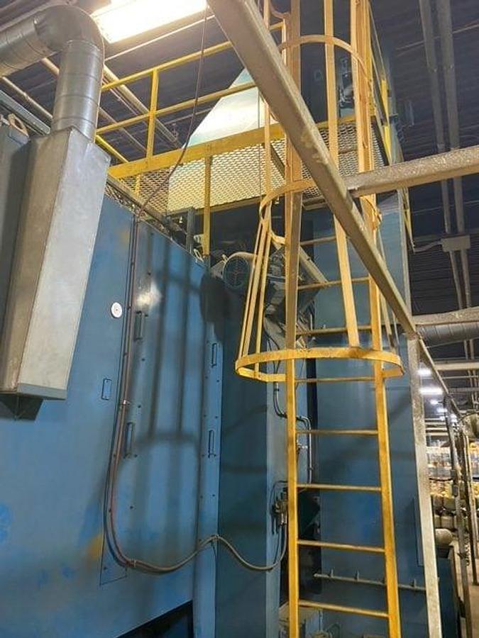 Viking #MR6016/VK4, monorail, (4) 15 HP blast wheels, reclaim system, dust collection system, 2013 - Image 5