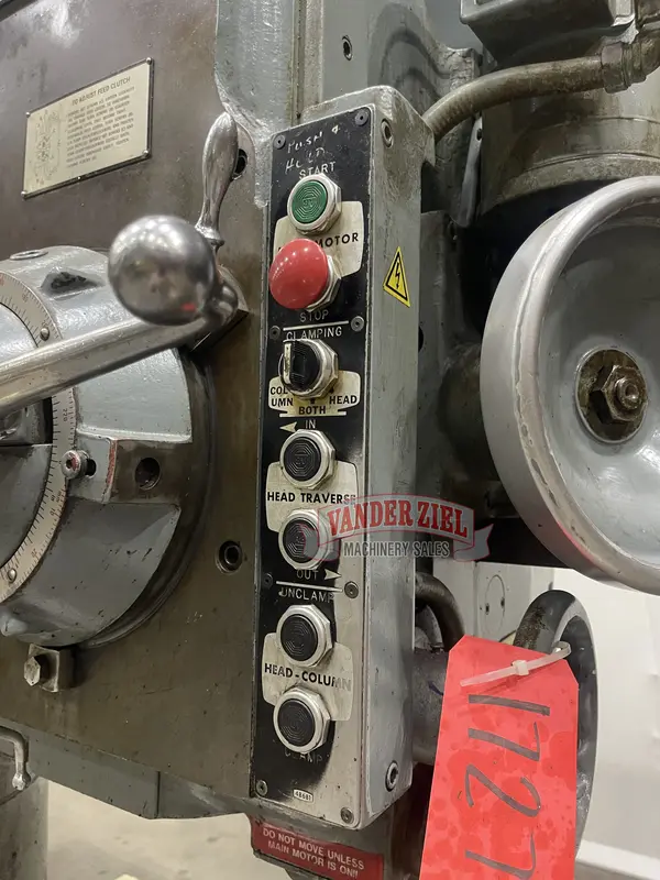 7' -19" Carlton #4A, radial arm drill - Image 3