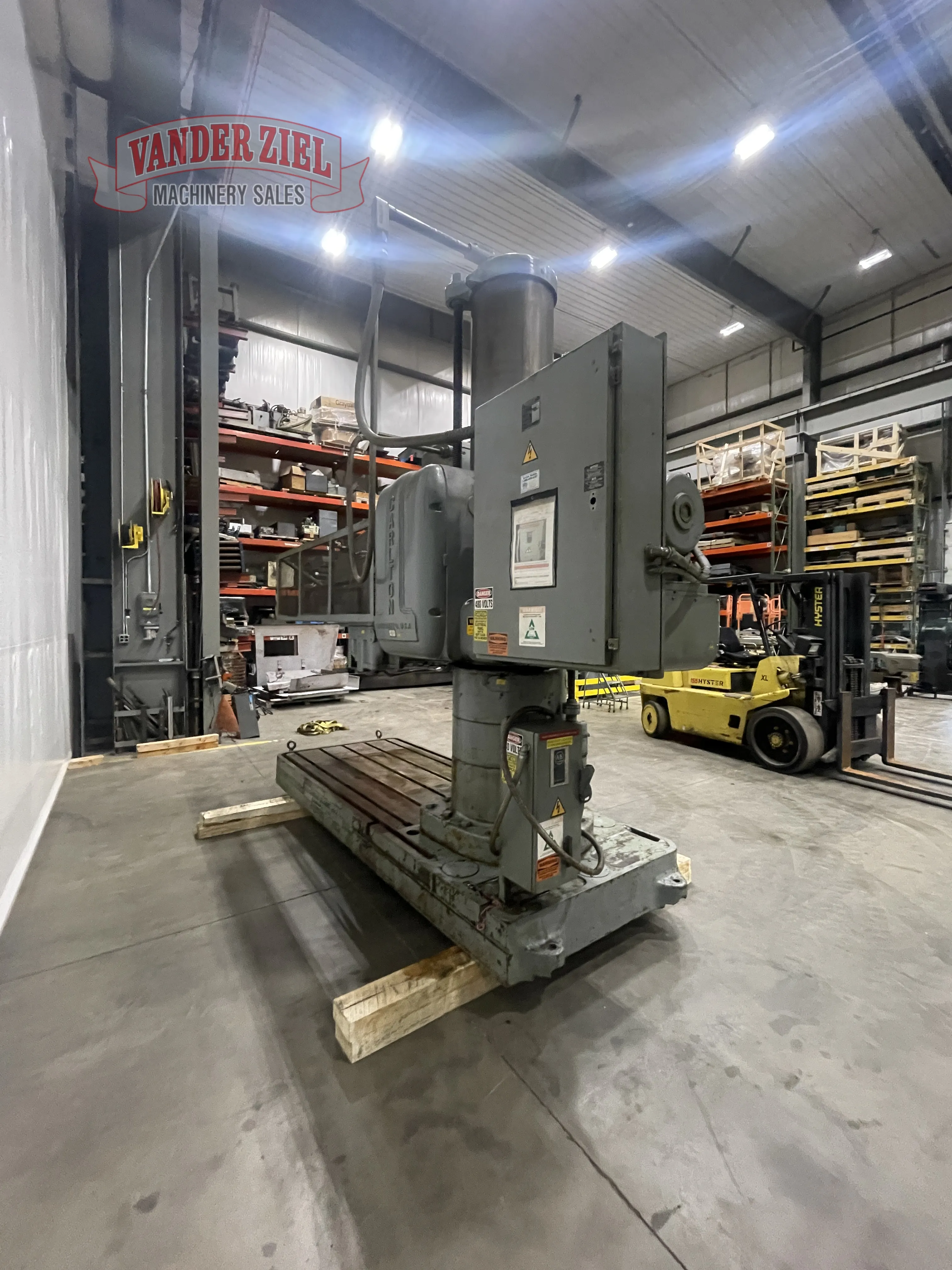 7' -19" Carlton #4A, radial arm drill - Image 6