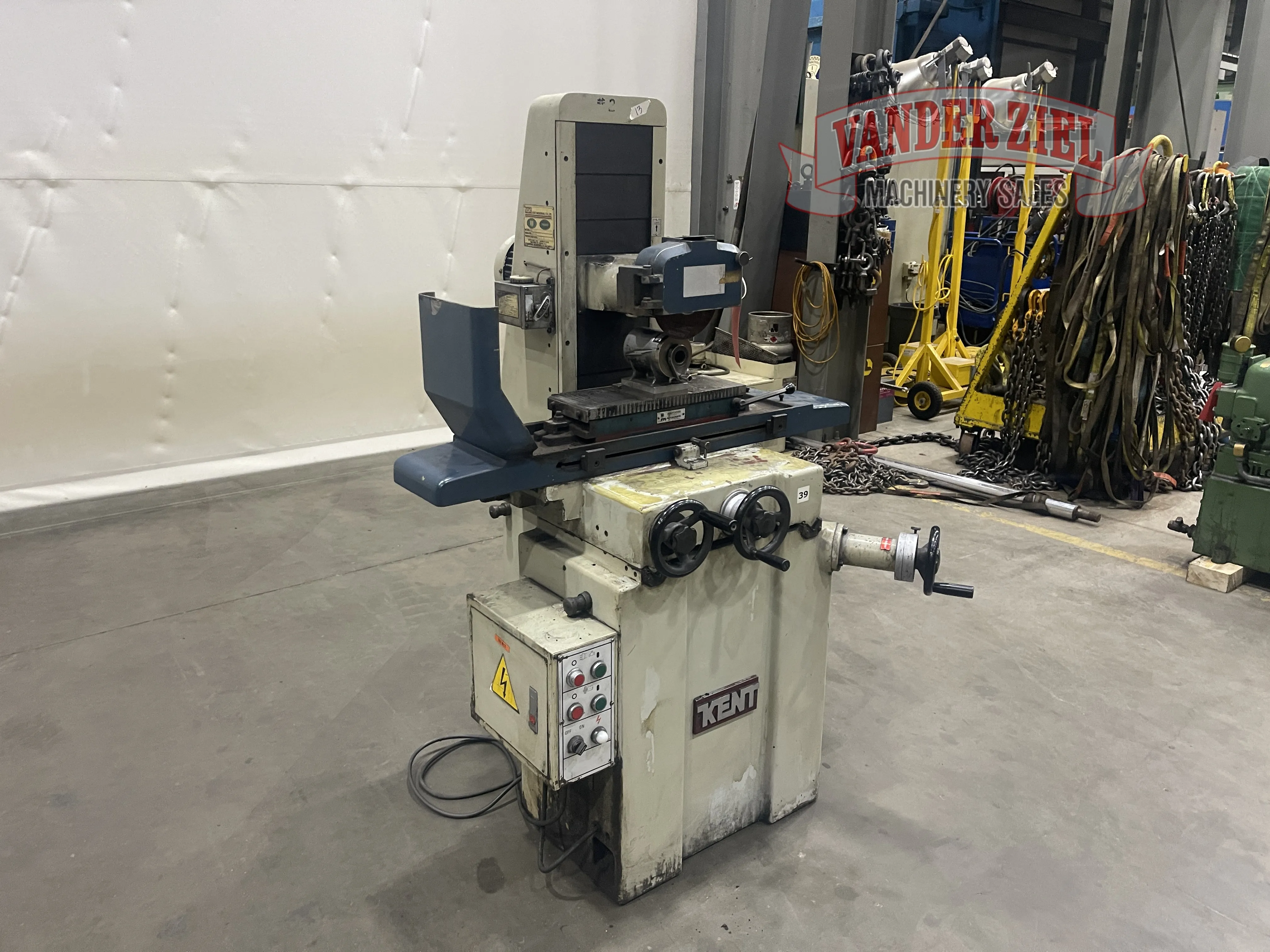 6" x 12" Kent #KSG-200, hand surface grinder - Image 2