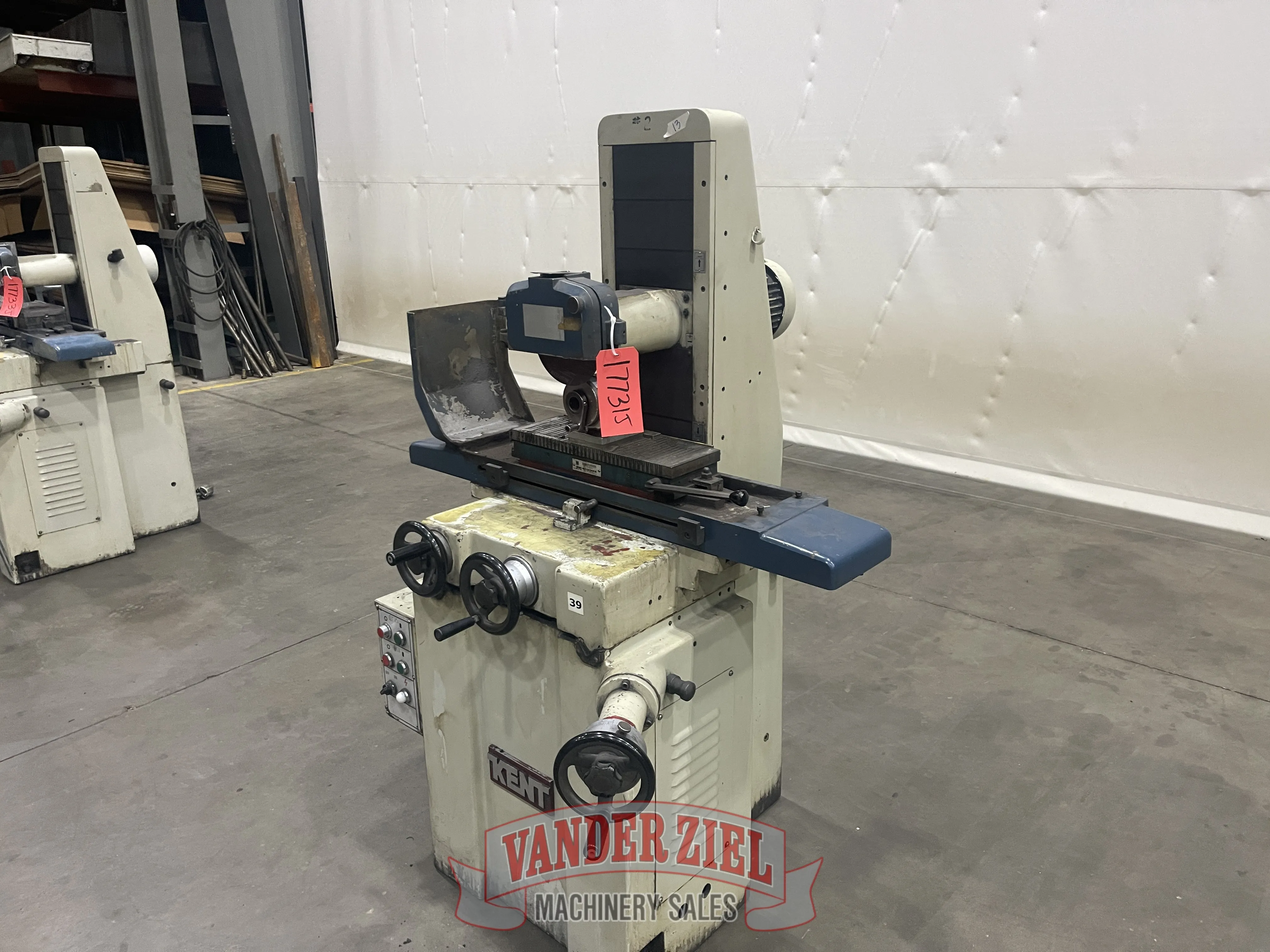 6" x 12" Kent #KSG-200, hand surface grinder - Image 3