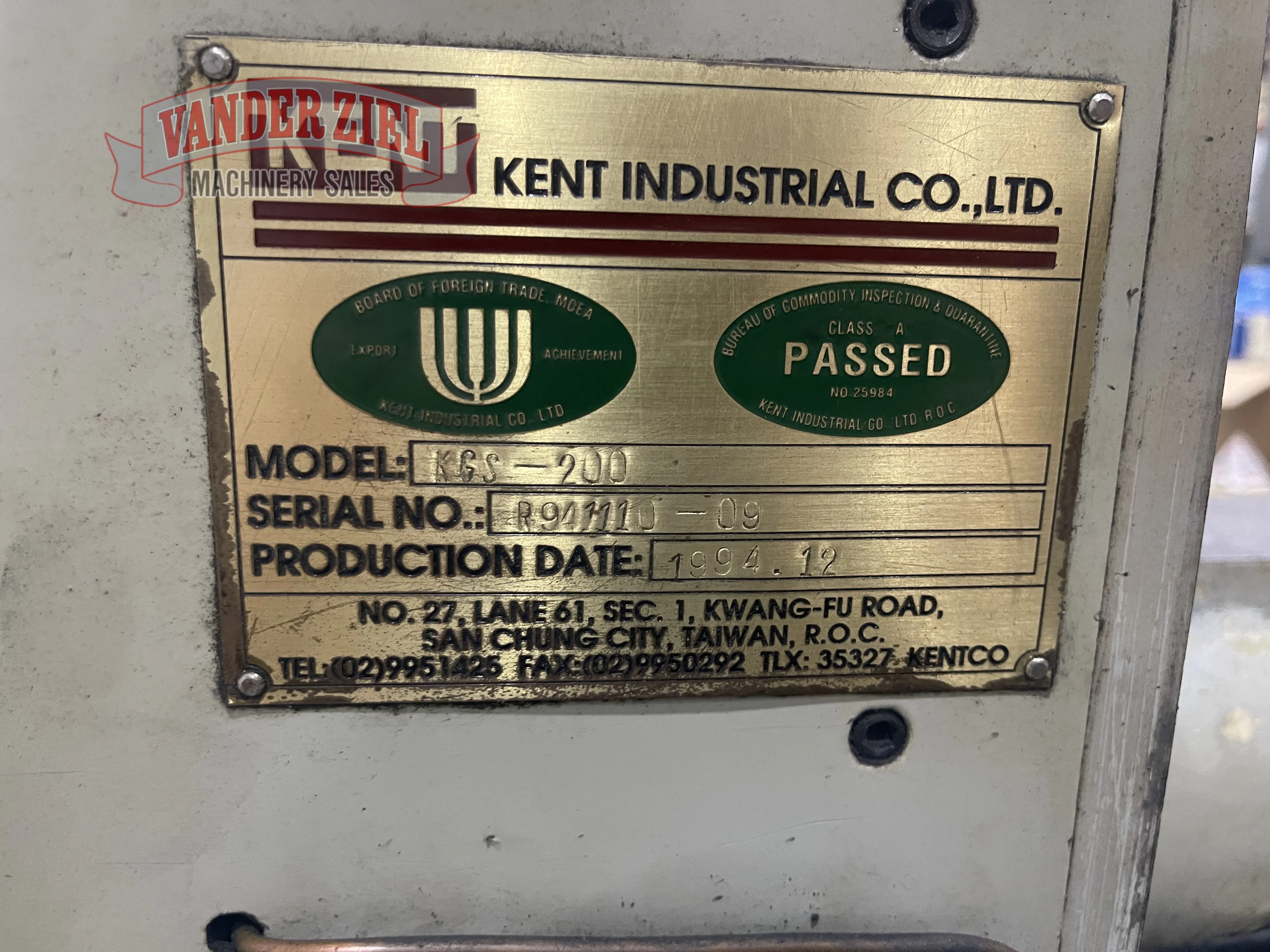 6" x 12" Kent #KSG-200, hand surface grinder - Image 6