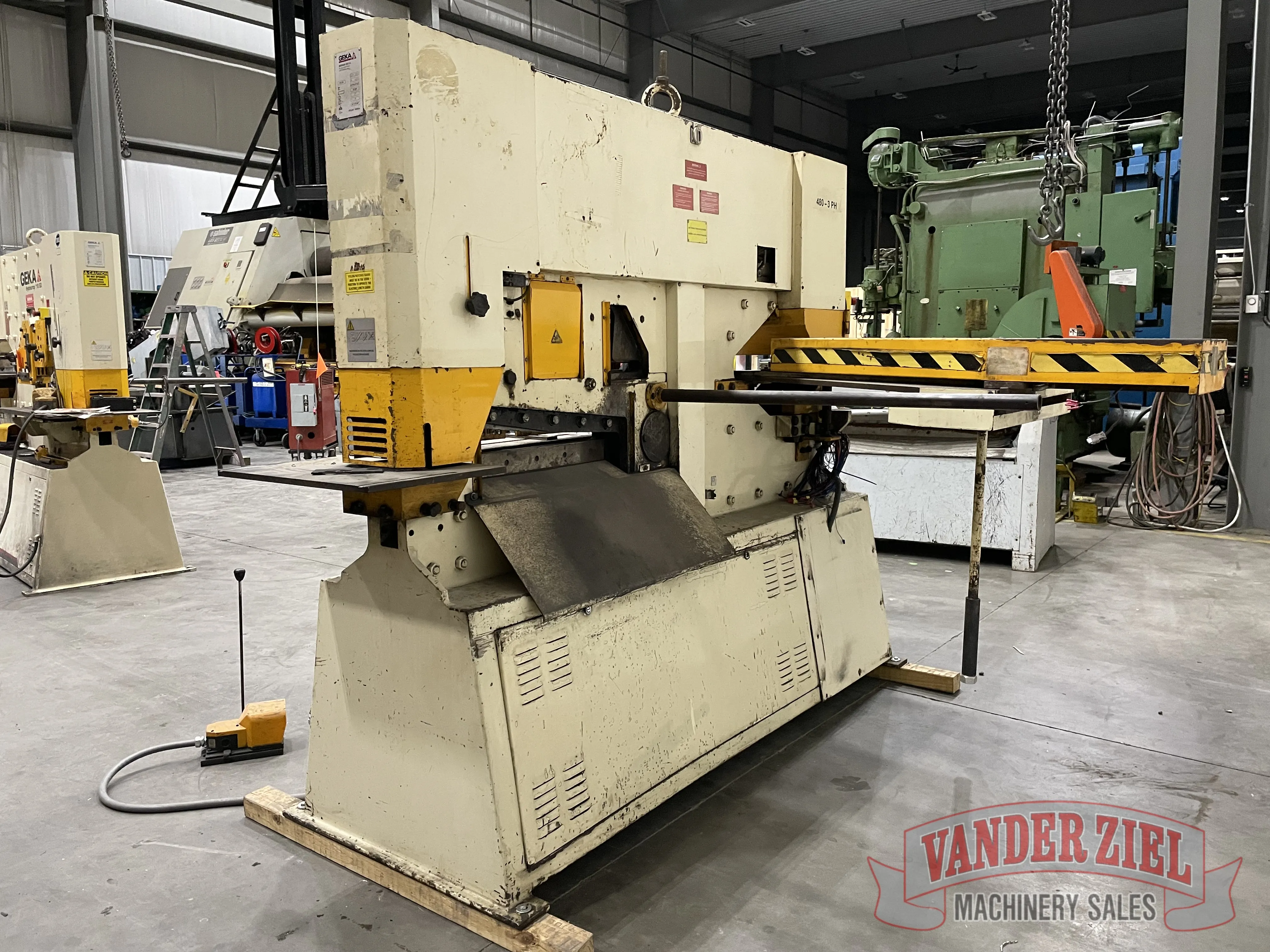 5" x 5" x 1/2" Geka #Hydracrop-110/80SD, ironworker, 110 ton, 12.5 HP - Image 6