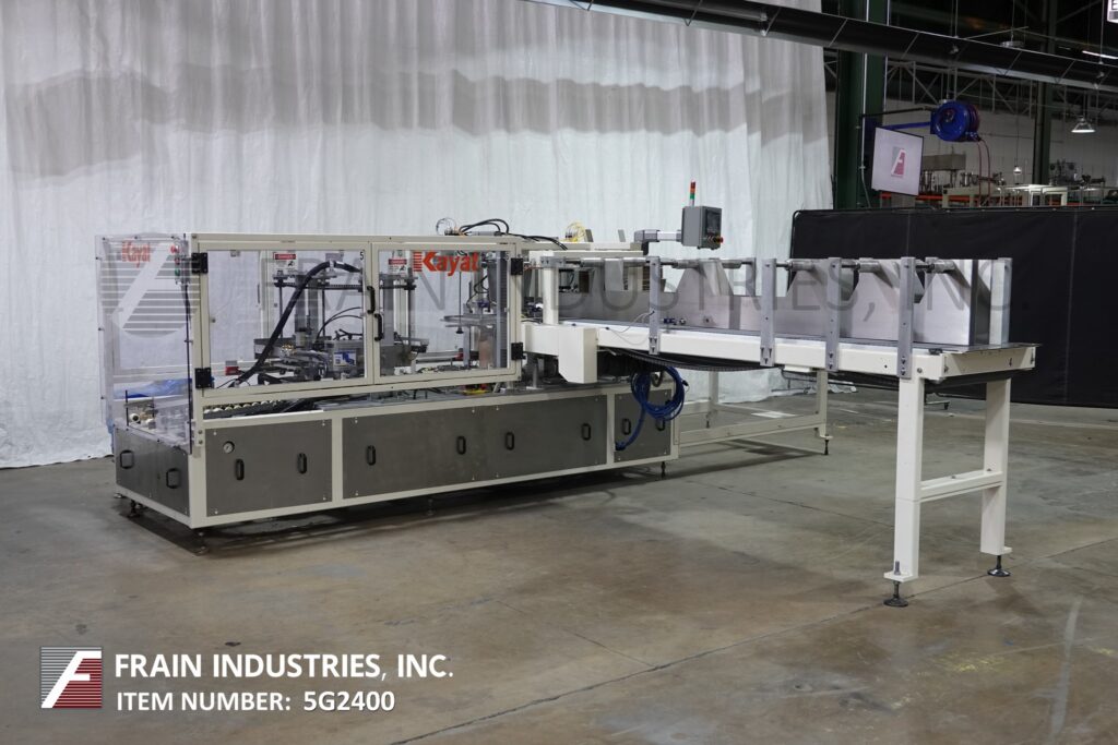 Kayat #PTF28RH, automatic, wrap around case packer, 5-30 cases/minute, Nordson hot glue system, interlocking - Image 5