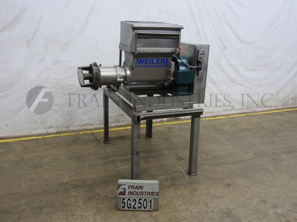 Weiler #1167, heavy duty, Stainless Steel grinder rated from 500-18000 lbs of product per hour - Image 1