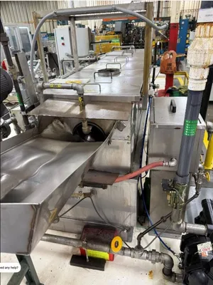 Jenfab #LJ-19, 19" rotary drum washer, wash/rinse/dry system, 2018 - Image 2