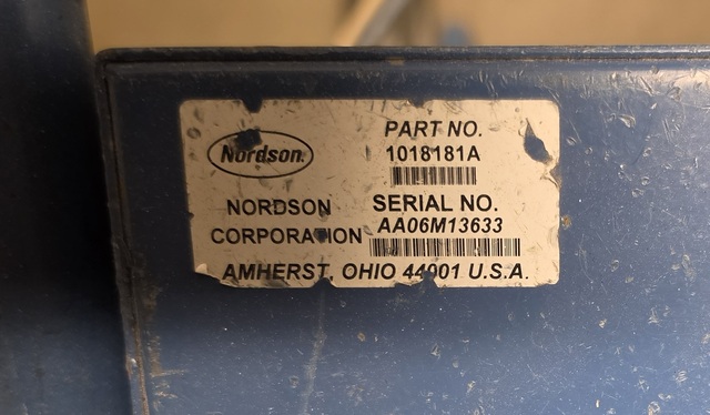 Powder system, Nordson #Surecoat, on cart with 80 lb. hopper - Image 6