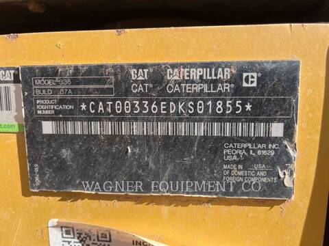 Caterpillar 33607, Crawler Excavator, 4365 hours, S/N: DKS01855, 2019 - Image 6
