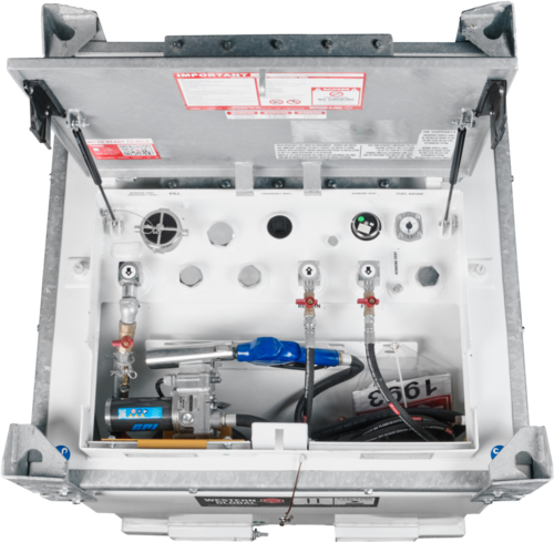 552 gallon H20TCG-EB Western Global Mobile Refueler TransCube - Image 3