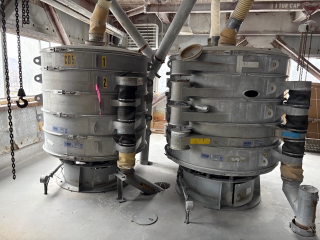 60" Sweeco #60-Round, Stainless Steel Separator Screen- Single Deck - Image 1