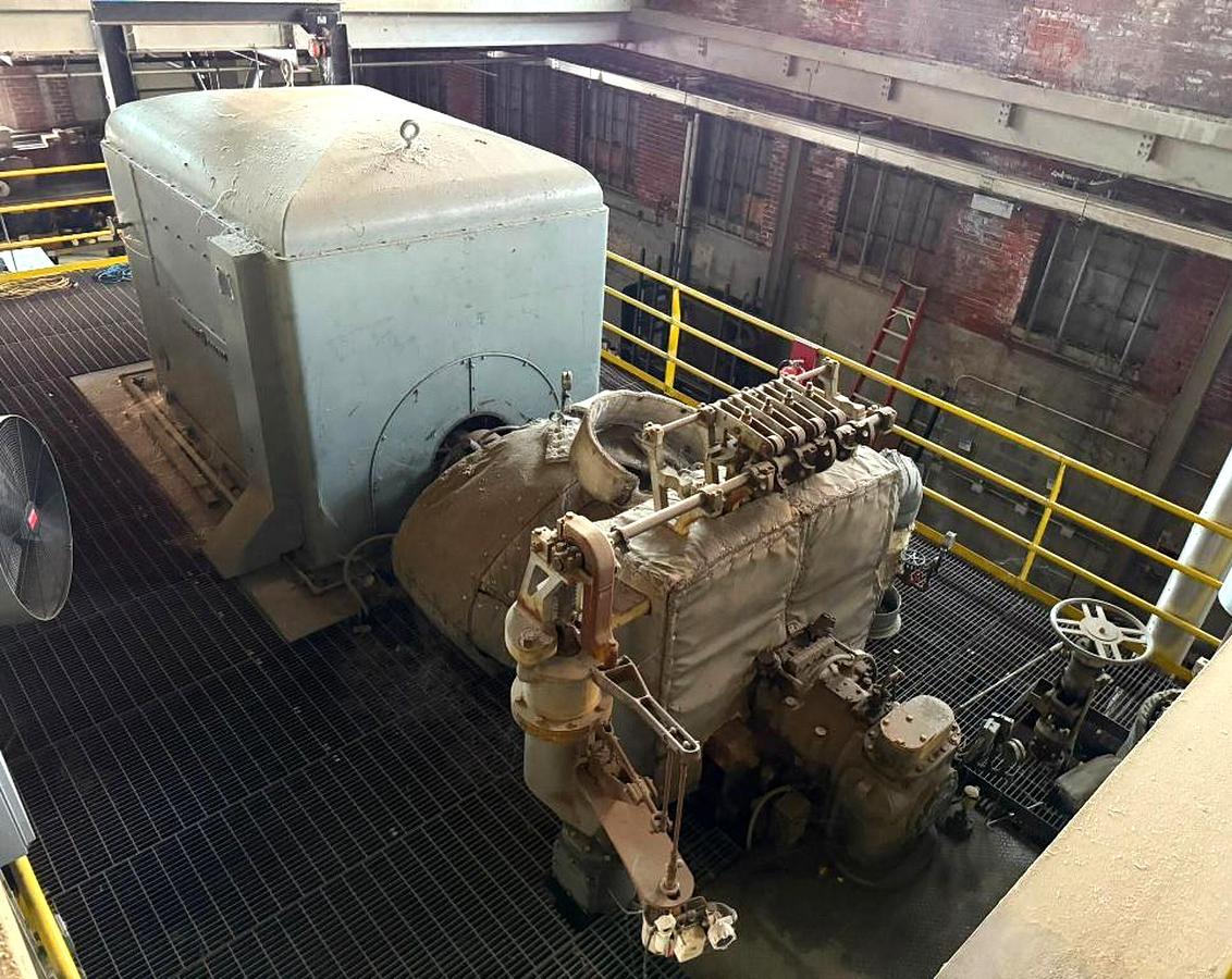 3600 KW General Electric #139847, Steam Turbine-Generator, Air Cooled, 6250 KVA, 13.8 kV - Image 1