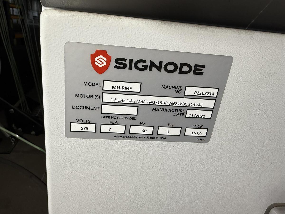 Signode #MH-RMF, Roll Strapper, 25-100 lb. Strap Tension, 12 mm Strap width, 575 V, 2022 - Image 8