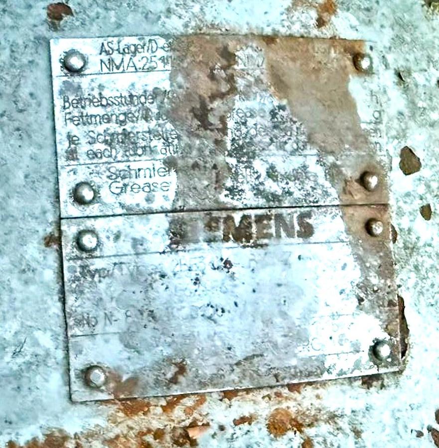 Siemens #Elmo-F, Liquid-Ring Vacuum Pump, 1013 mbar Discharge Pressure - Image 4
