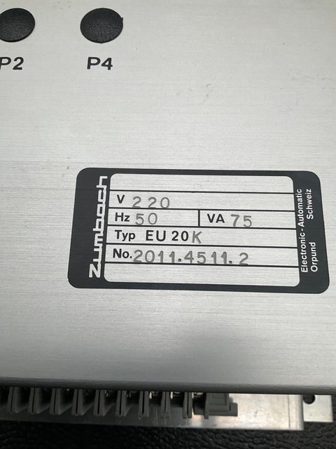 Zumbach, EU-20K, Electronic Regulator Module, 50 Hz, 75 VA, 220 V - Image 2