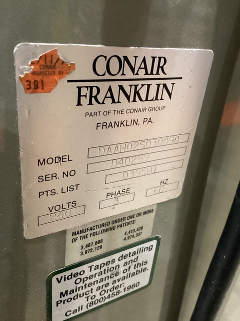 Conair Franklin #DAAH02S030090, Air Dryer, 240 V - Image 2