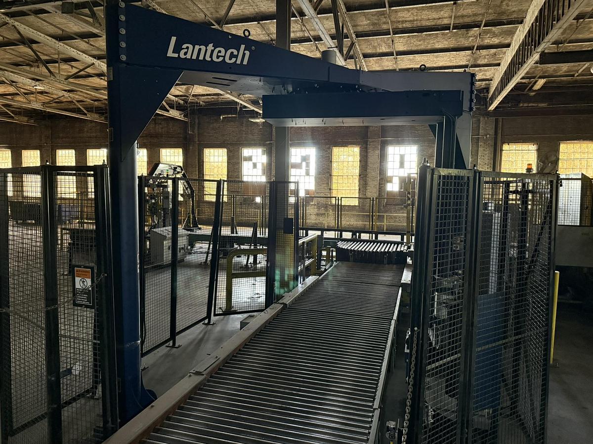 Lantech #SC, Stretch Wrapper, 80" wrap height, 18" conveyor pass height, 45-60 loads/hour, 15 RPM, 80 psi - Image 7