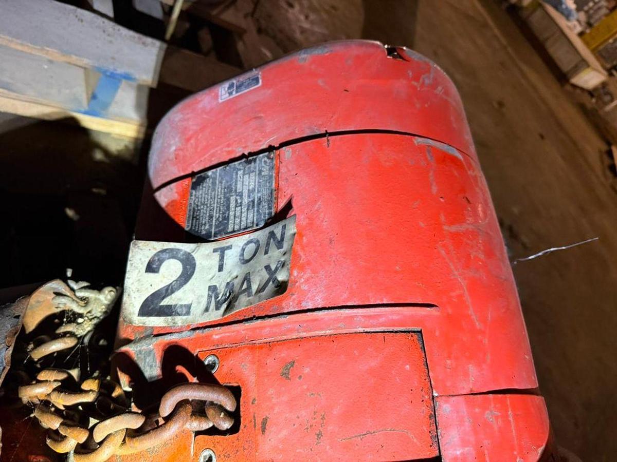 2 Ton, Columbus McKinnon #5201M-Lodestar-XL, Electric Chain Hoist, 3.5 HP, 13 FPM, 460 V., 3PH - Image 5